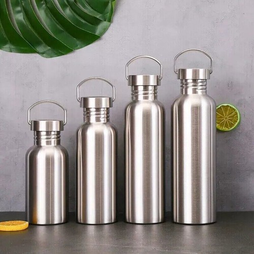 Stainless steel water bottle - stainless,